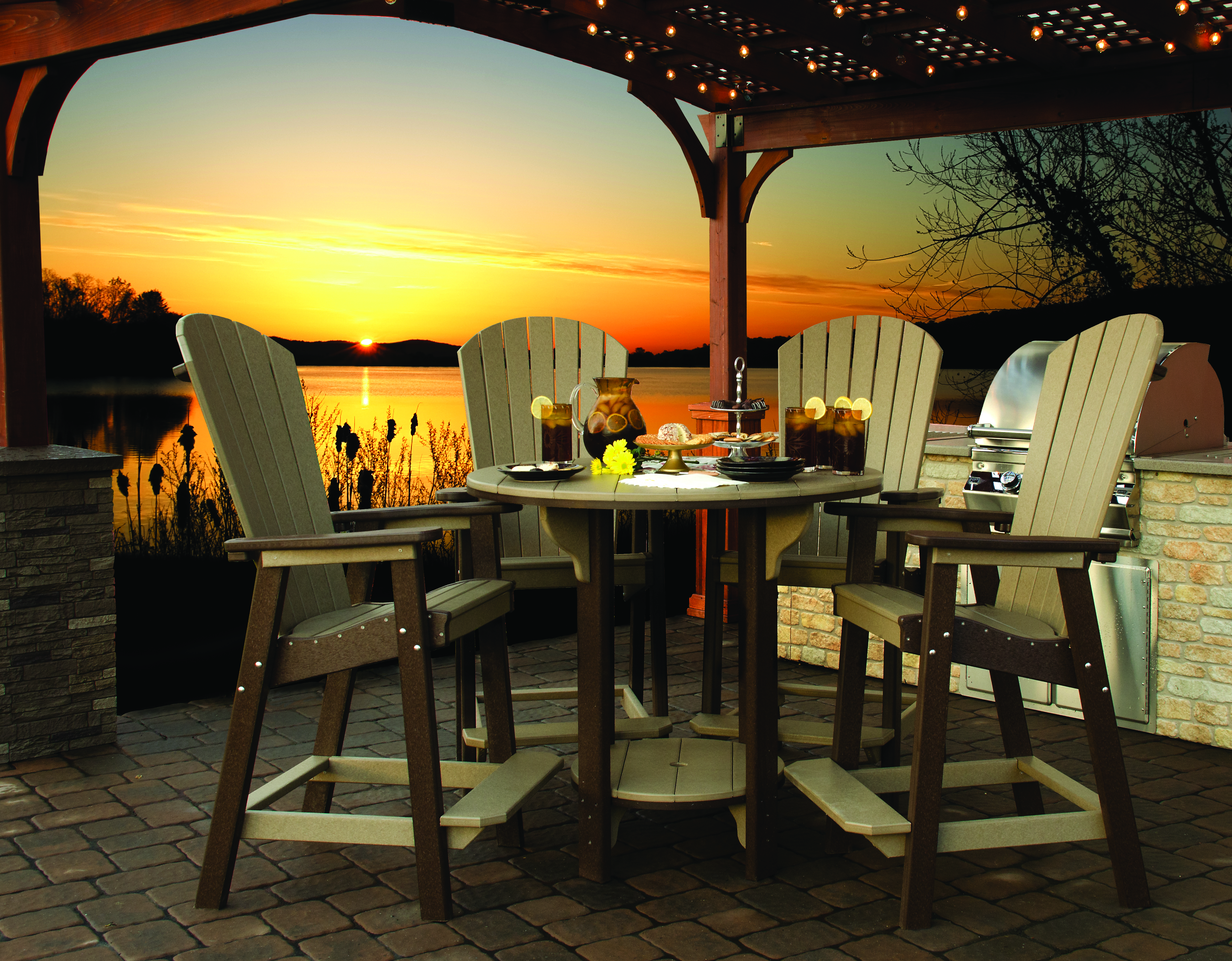 Bar Table and Chairs